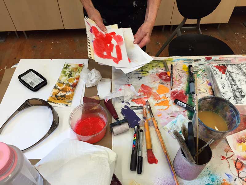 art therapy through teaching