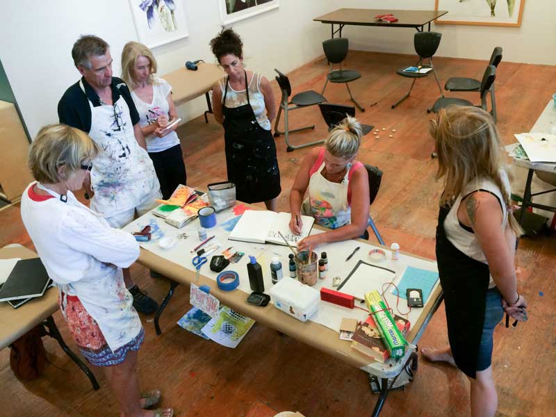 first art journaling class